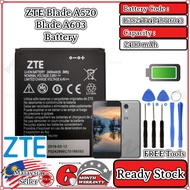 100% Original ZTE Blade A520 / Blade A603 Battery Bateri Li3824T44P4h716043 ( 2400mAh )