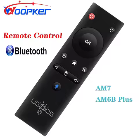 Woopker Original Bluetooth Voice Remote Control Replacement Gyroscope Airmouse for UGOOS Android TV 