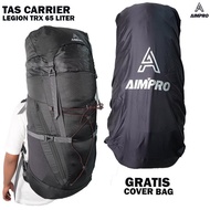 BEBAS ONGKIR - Tas Hiking Pria / Wanita CARRIER AIMPRO LEGION 65 LITER