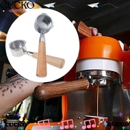 CUCKO 51mm Portafilter Wood Handle Espresso Home Coffee Accessories 3 Ears for Delonghi EC685