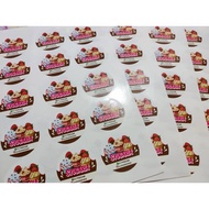 service printing sticker(mirrorkote)