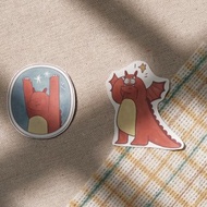 噴火龍 | 防水大貼紙