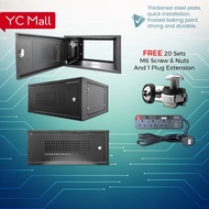 9U / 12U / 15U Wallmount Server Cabinet Network Rack With Perforated Metal