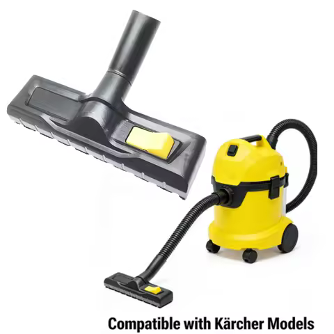 35mm Wet Dry Vacuum Floor Brush - Nozzle Accessory Compatible with Karcher SE5 SE6 WD2 WD3 WD4 WD5 W