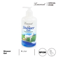 Laurent Liquid Bath Soap 1l Goat Milk Extract Shower Gel BPOM HOL SYU