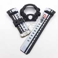 (YScustom) GW9400 RANGEMAN CUSTOM PRINTING " INITIAL D " BAND AND BEZEL WATCH STRAPS (Without Buckle