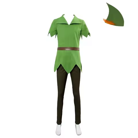 Anime Peter Pan Cosplay Costumes Les nouvelles aventures de Peter Pan Cosplay Men Adults Kids Hallow
