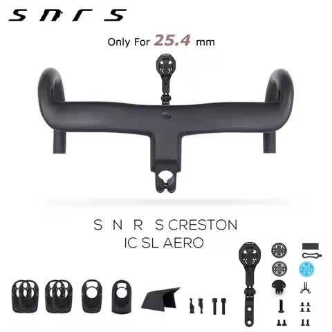 Syn For 25.4mm Foil RC Carbon Creston IC SL AERO,Integrated Cockpit Road Bike Handlebar Integrated C