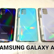 Casing housing casing samsung a71 bezel + backdoor - pink