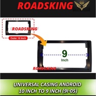 CAR AUDIO CASING ANDROID 10.1 TO 9.1 INCH CONVERTER