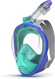 G2RISE Full Face Snorkel Mask Adults Snorkeling Set Gear with Detachable Camera Mount, Safe Breathin