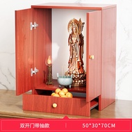 Buddha Niche Household Buddha Cabinet Altar God of Wealth Buddha Shrine Guanyin Bodhisattva Buddha Buddha Statue Enshrine Shrine Altar Altar