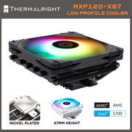 Thermalright AXP120-X67 Black / White ARGB Low Profile CPU Air Cooler with Quite 120mm TL-C12015W-S