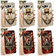 For Google Pixel 9 Pro Casing GR83Y GEC77 Luxury Initial Letters Crown Soft Silicone Shockproof Cove