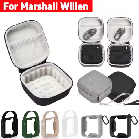 For Marshall Willen Speaker Bags Anti-Scratch Hard EVA Travel Carrying Case Waterproof Bluetooth Spe
