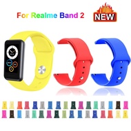Soft Silicone Replacement Sport Band For Realme Band 2 Watchband Strap