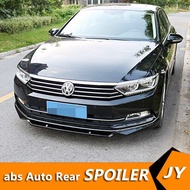 For Volkswagen Passat B8 Body kit spoiler 2018-2019 For Passat ABS Rear lip rear spoiler front Bumpe