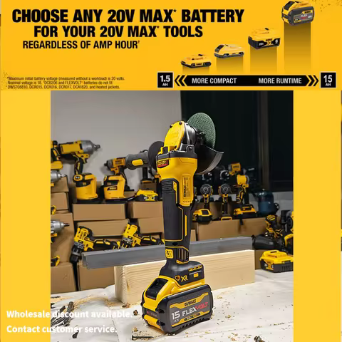 Dewalt DCB615 FLEXVOLT 20V/60V 15Ah 54V High Capacity Lithium Ion Battery 21700 Cells Long Lasting R