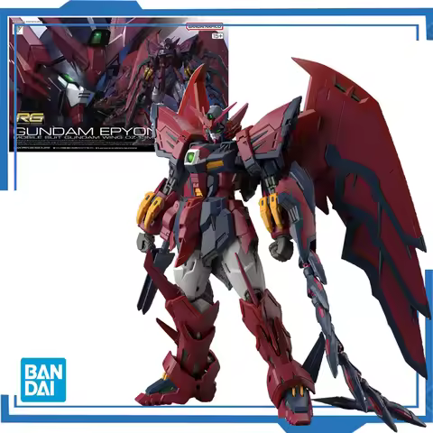 In Stock BANDAI RG 1/144 GUNDAM EPYON New Mobile Report Gundam Wing Endless Waltz Anime Action Figur