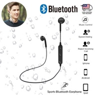 MIDAR Sports Wireless Bluetooth Stereo Earphones Microphone Mic Sweat Proof Jogging Earphone Earbuds