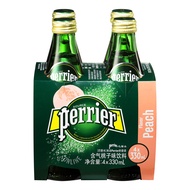Perrier Sparkling Mineral Bottle Water - Peach