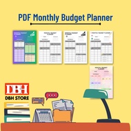 pdf MONTHLY BUDGET PLANNER (printable)