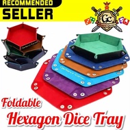 Foldable Hexagon Dice Tray - Dice Tray - Board Game