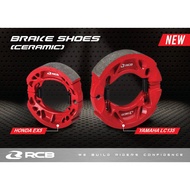 RCB CERAMIC BRAKE SHOE FOR MIO,MIO 125, NMAX, AEROX, CLICK, ADV, PCX RCB Brake Pad RCB Caliper
