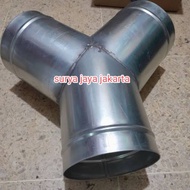 8 inch chimney Y socket / 8 inch Y connecting socket
