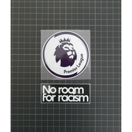 อาร์ม ทรานเฟอร์ ฟิล์ม Premier League Blue Patches/Badges &amp; No Room for Racism 2020-2021 EPL