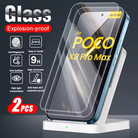 for Xiaomi Poco X8 Pro Max 5G Glass 2Pcs Protective Glass Poko Little X8Pro X8ProMax Global 9H Scree