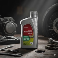 READY STOCK 1 CTN Synthetic Oil 1 Liter Pertamina Enduro Matic SAE 10W-30 JASO MB Scooter Engine Oil