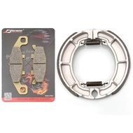 Motorcycle Brake Pads Shoe Drum For KAWASAKI ER-5 ER 500 1997-2000 GPZ 500 S EX 500 1987-1993