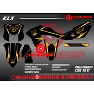 KLX BF Decal Sticker/KLX BF Decal/KLX BF Sticker/KLX BF Decal/KLX 150 BF Full Body Sticker Gold Moti