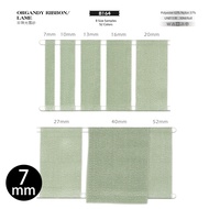 B164 Made In Japan 7mm Pearlescent Snow Gauze Ribbon 52 Colors Bright Premium Packaging [Gongmeng]