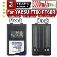 HSABAT 3000mAh FNB-V67Li Battery for YAESU FT60 FT60R FT60R VX110 VX120 VX146 VX150 VX160 VX180 VXA1