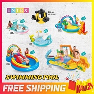 Inflatable Water Slide Intex Swimming Pool Kids Children Kolam Renang Kolam Mandi Budak Besar Gelongsor Mainan Budak