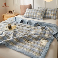 Japanese Style Summer Quilt Light Comfortable Blanket 5 Feet 6 Feet 6.5 Feet