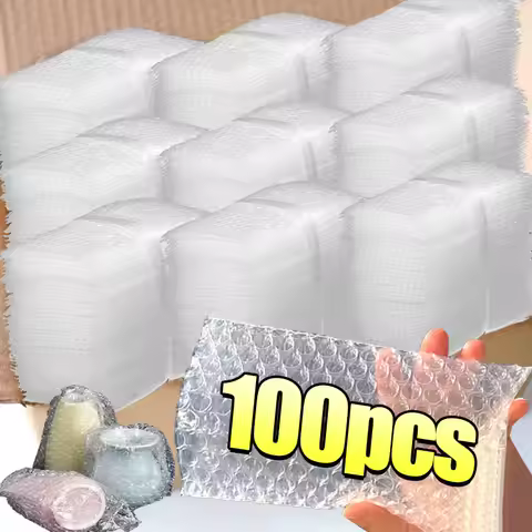 20-100pcs 15x20cm Bubble Mailers Plastic Wrap Envelope White Packing Bags Clear Shockproof Shipping 