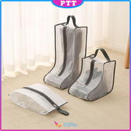 Tas Penyimpanan Sepatu Transparan Jaring Anti Debu Sendal Anti Air Tempat ptt