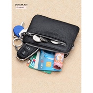 dompet perempuan dompet perempuan cute Genuine Genuine Leather Men's Mini Women's Coin Purse