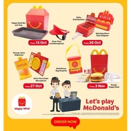 McDonald's McD Happy Meal Toys 2022 Week 3 & 4 Toys Burger, Mcdelivery bag, Orange Juice Dispenser,D