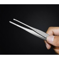 1 pC High Quality Tweezers Thumb Dressing Forceps 14CM 16CM Serrated Tip