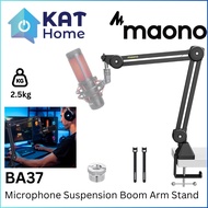 MAONO BA37 MICROPHONE SUSPENSION BOOM ARM MICROPHONE STAND WITH EASY ADJUSTMENT & PRECISION POSITION