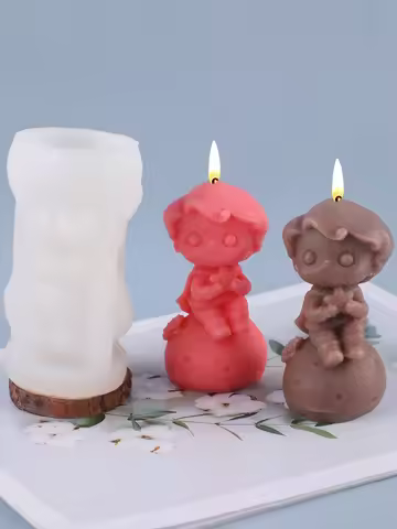 DIY candle mold; Star Prince candle silicone mold; Aromatic candle mold.