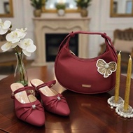 1 set of Heells Sandals Wanita and Bag Latest and trendyWanita motifs