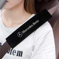Car seat belt leather Shoulder Protector Safety Belt 2pcs For Mercedes Benz S320 W164 W203 W204 W168