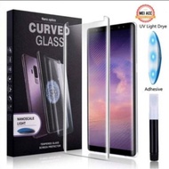 Tempered GLASS SAMSUNG NOTE 9 NOTE 8 FULL GLUE UV GLASS/CURVED GLASS SAMSUNG