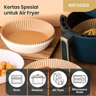 Round Non-Stick Oil-Resistant Air Fryer Liner Paper Square Air Fryer Baking Liner Paper