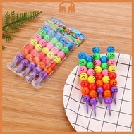 【ready stock】7 Colors EMOJI Bullet Crayon Bullet Pencil Writing Utencil Kawaii Cute Emoji Pensel non